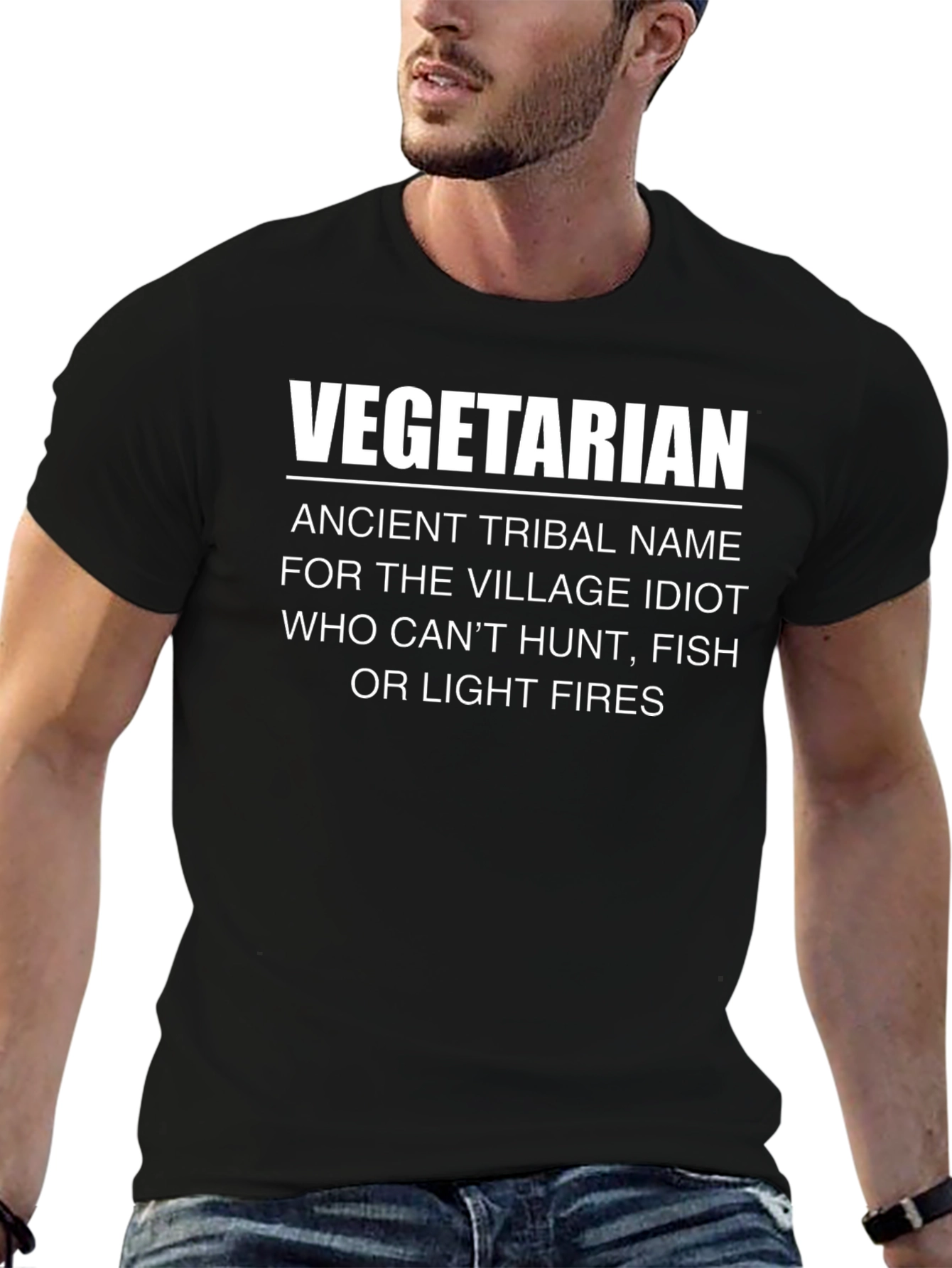 Vegetarian Funny T-Shirt - Ancient Tribal Name