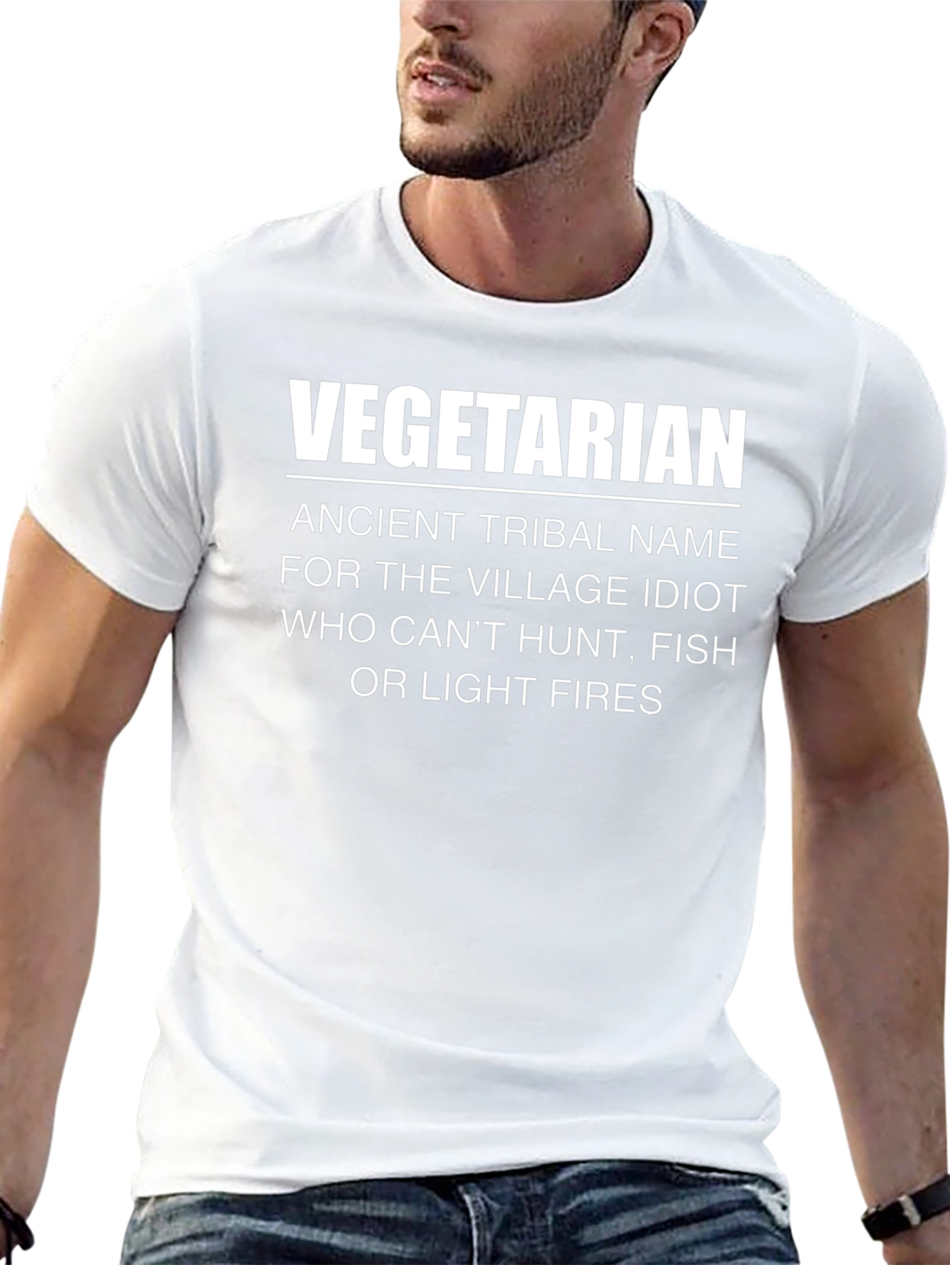 Vegetarian Funny T-Shirt - Ancient Tribal Name
