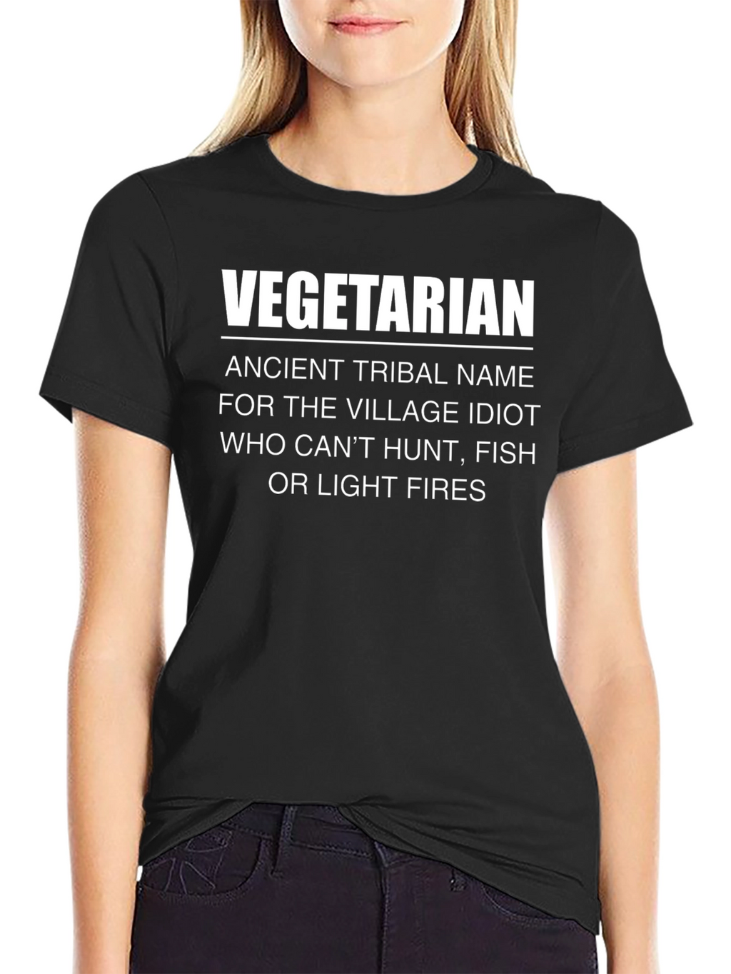 Vegetarian Funny T-Shirt - Ancient Tribal Name