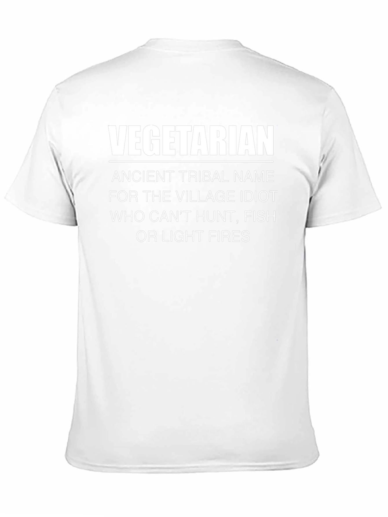 Vegetarian Funny T-Shirt - Ancient Tribal Name