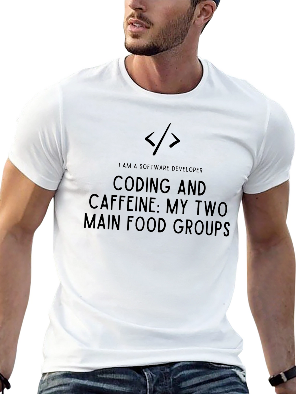 Software Developer Coding & Caffeine T-Shirt