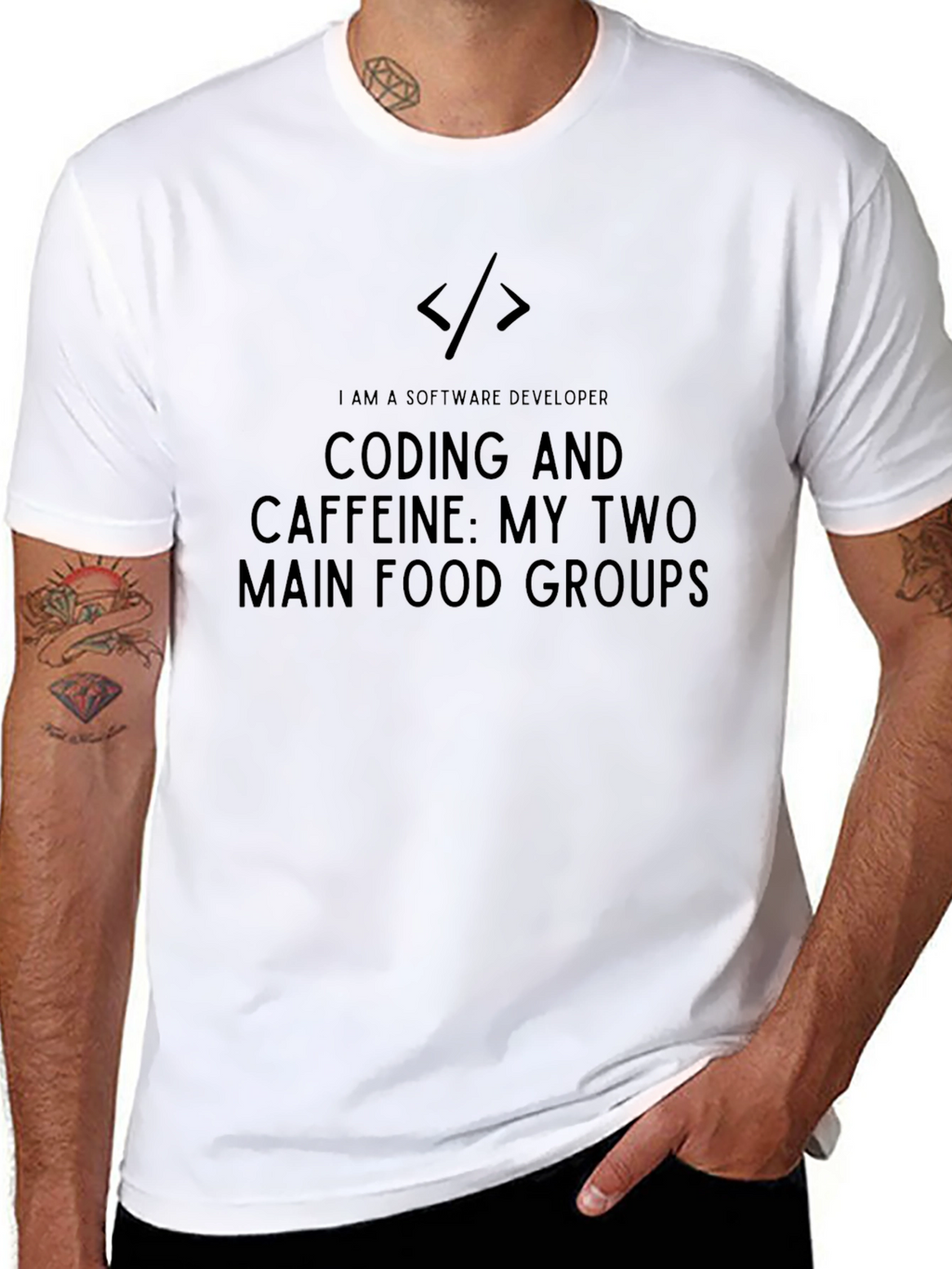 Software Developer Coding & Caffeine T-Shirt