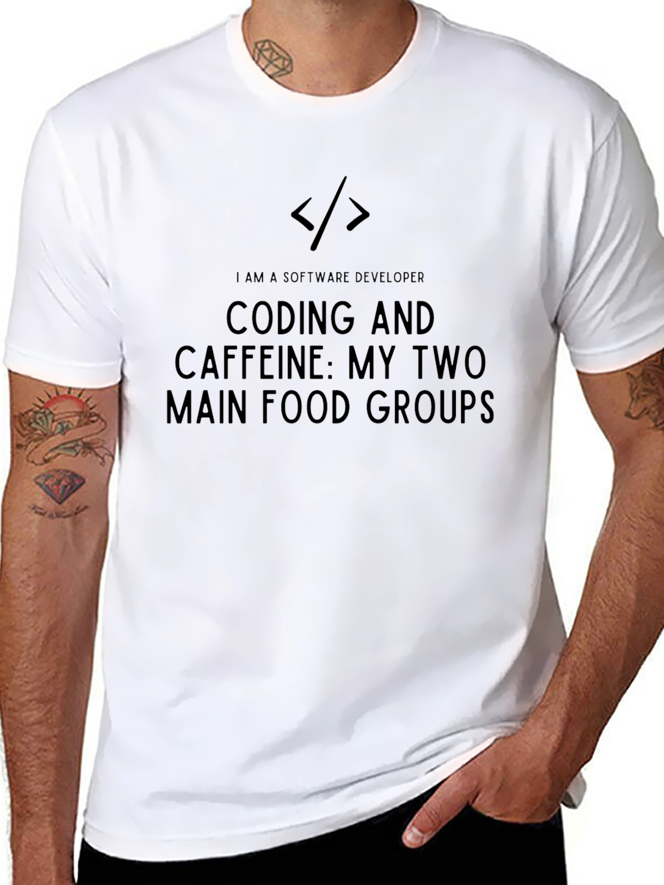 Software Developer Coding & Caffeine T-Shirt