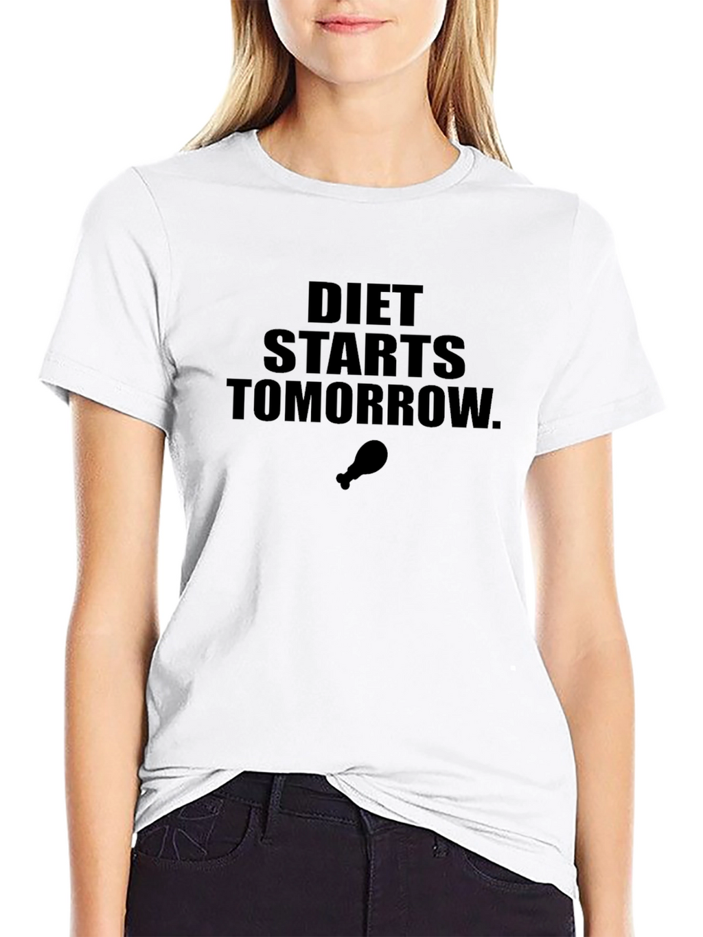 Diet Starts Tomorrow T-Shirt - Funny Foodie Tee
