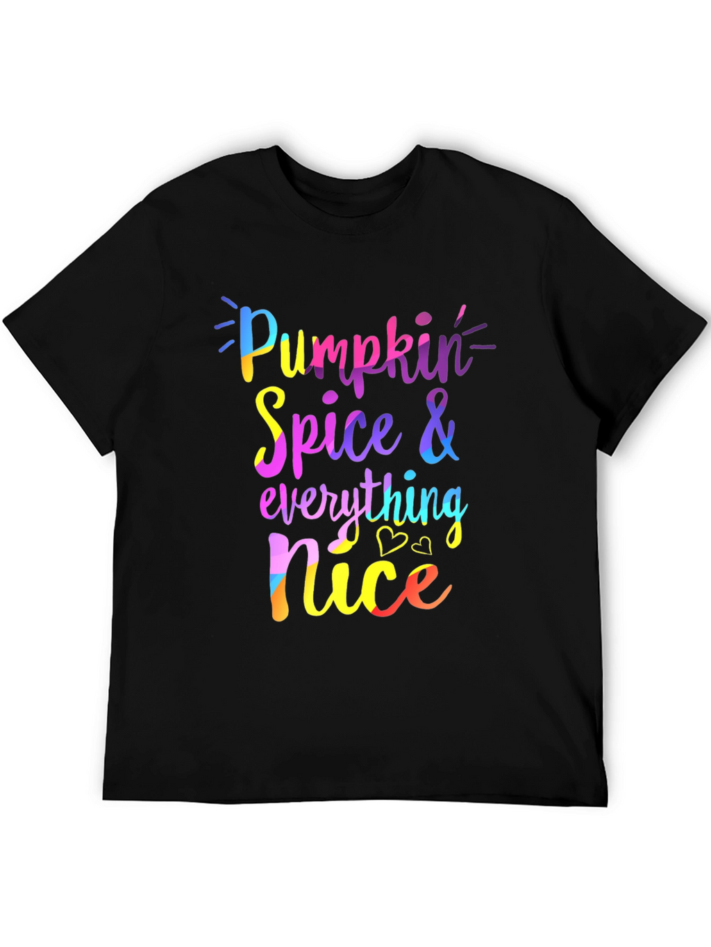 Pumpkin Spice Everything Nice Black Tee