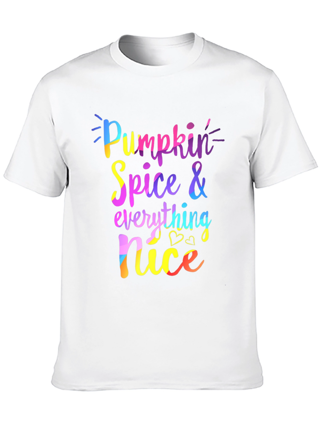 Pumpkin Spice Everything Nice Black Tee