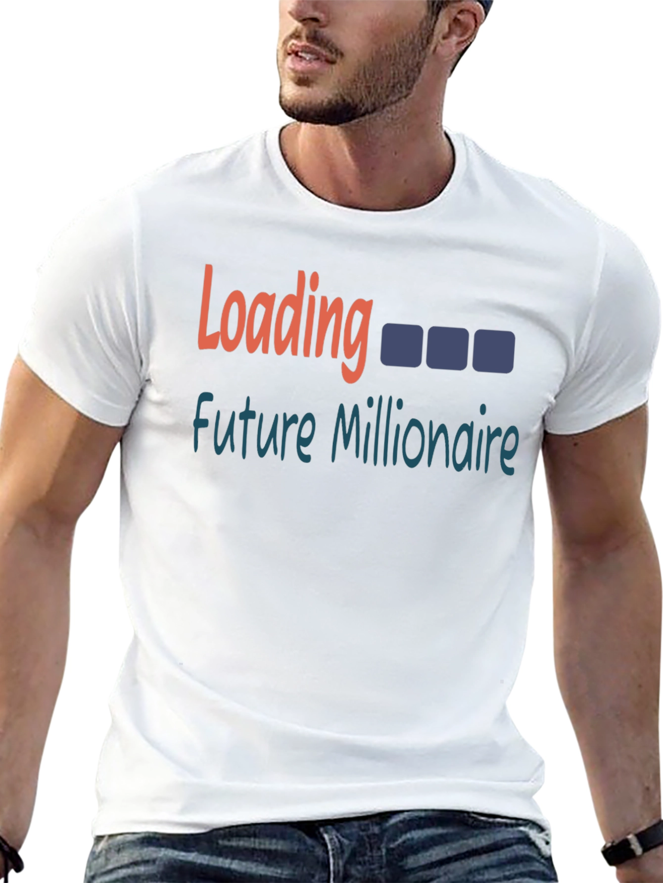 Future Millionaire Loading Black T-Shirt