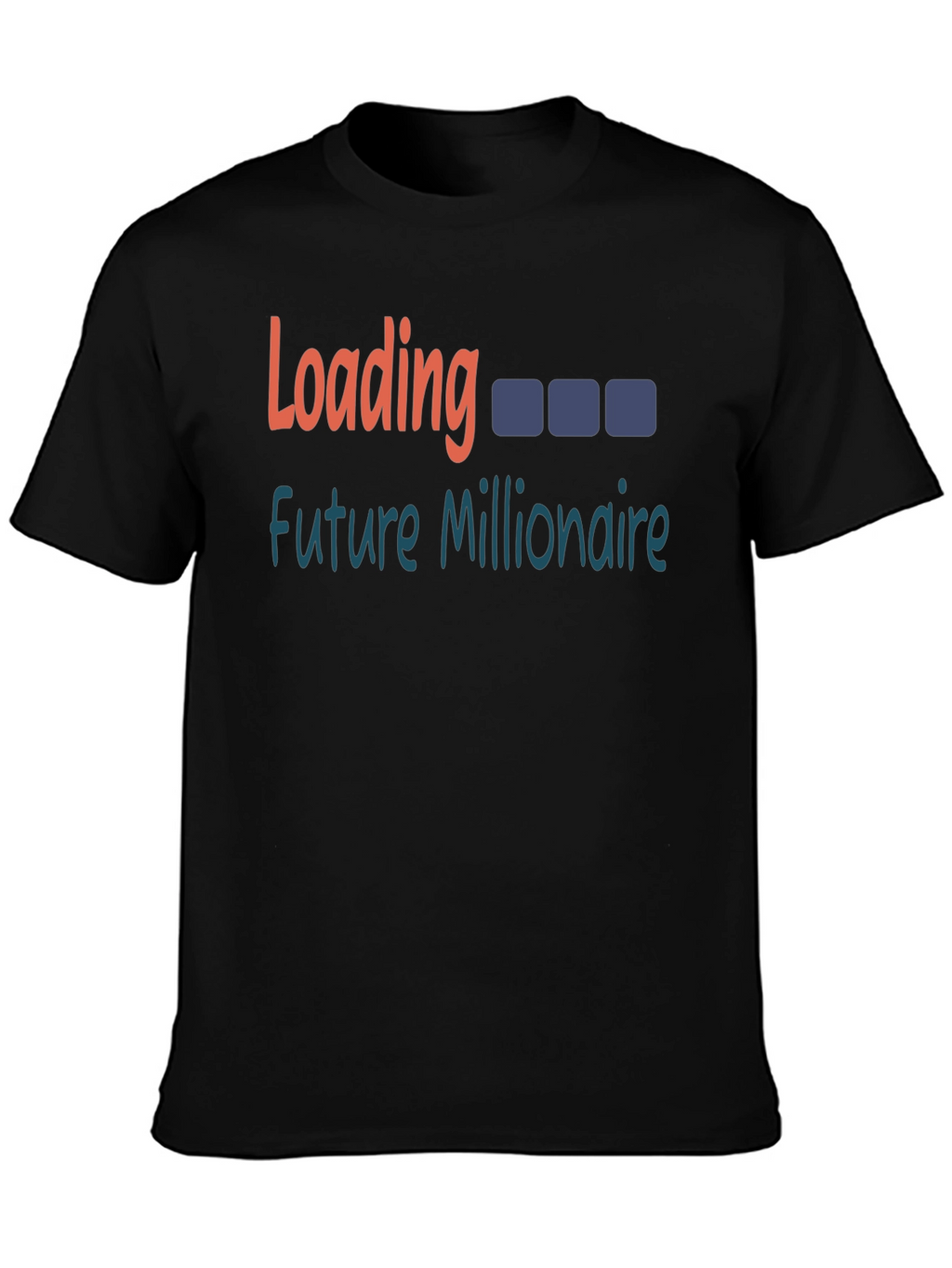 Future Millionaire Loading Black T-Shirt