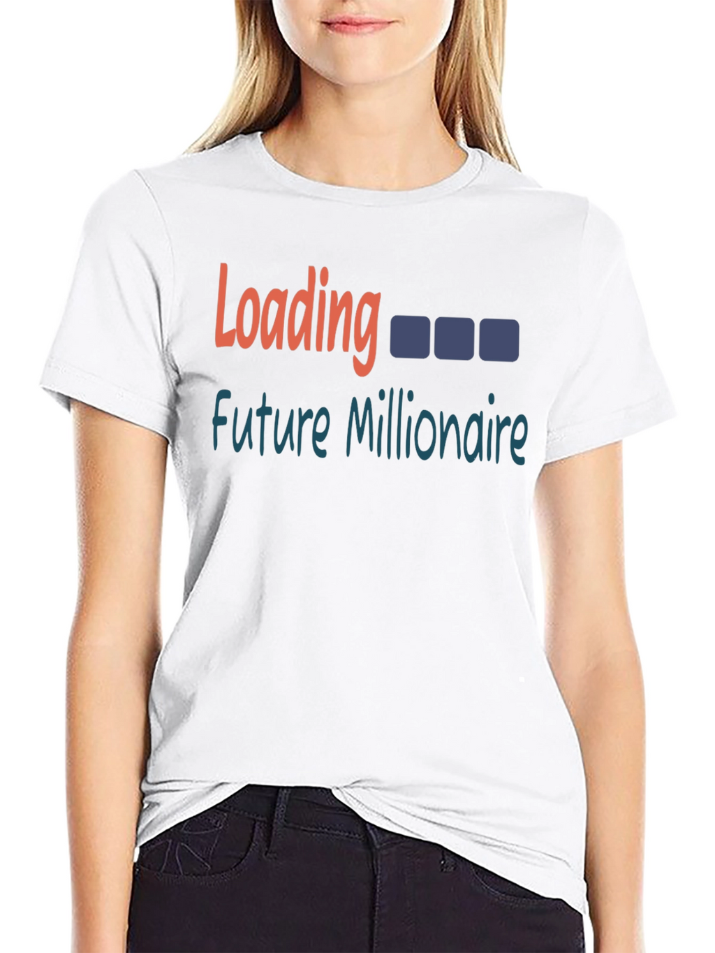 Future Millionaire Loading Black T-Shirt