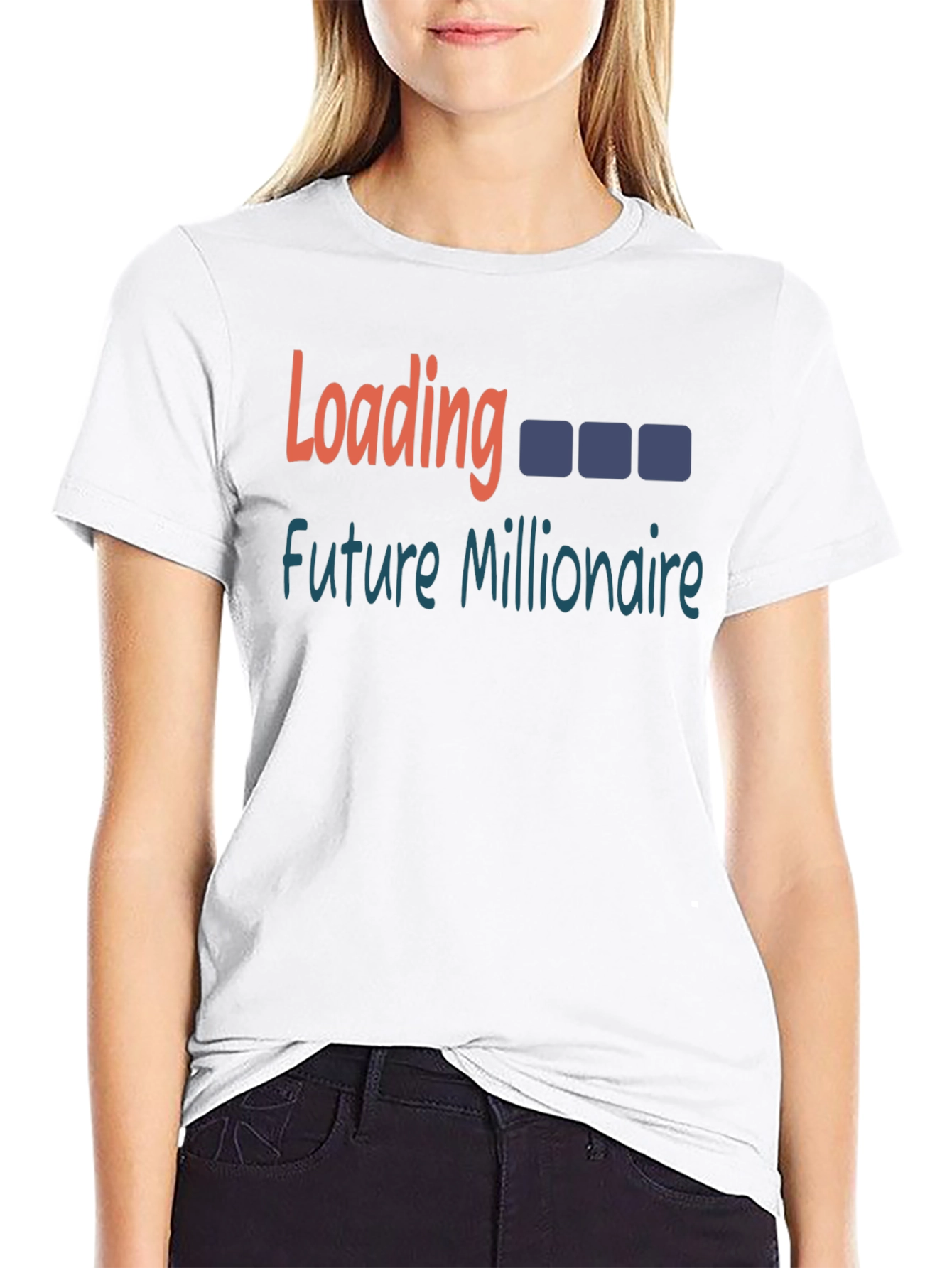 Future Millionaire Loading Black T-Shirt