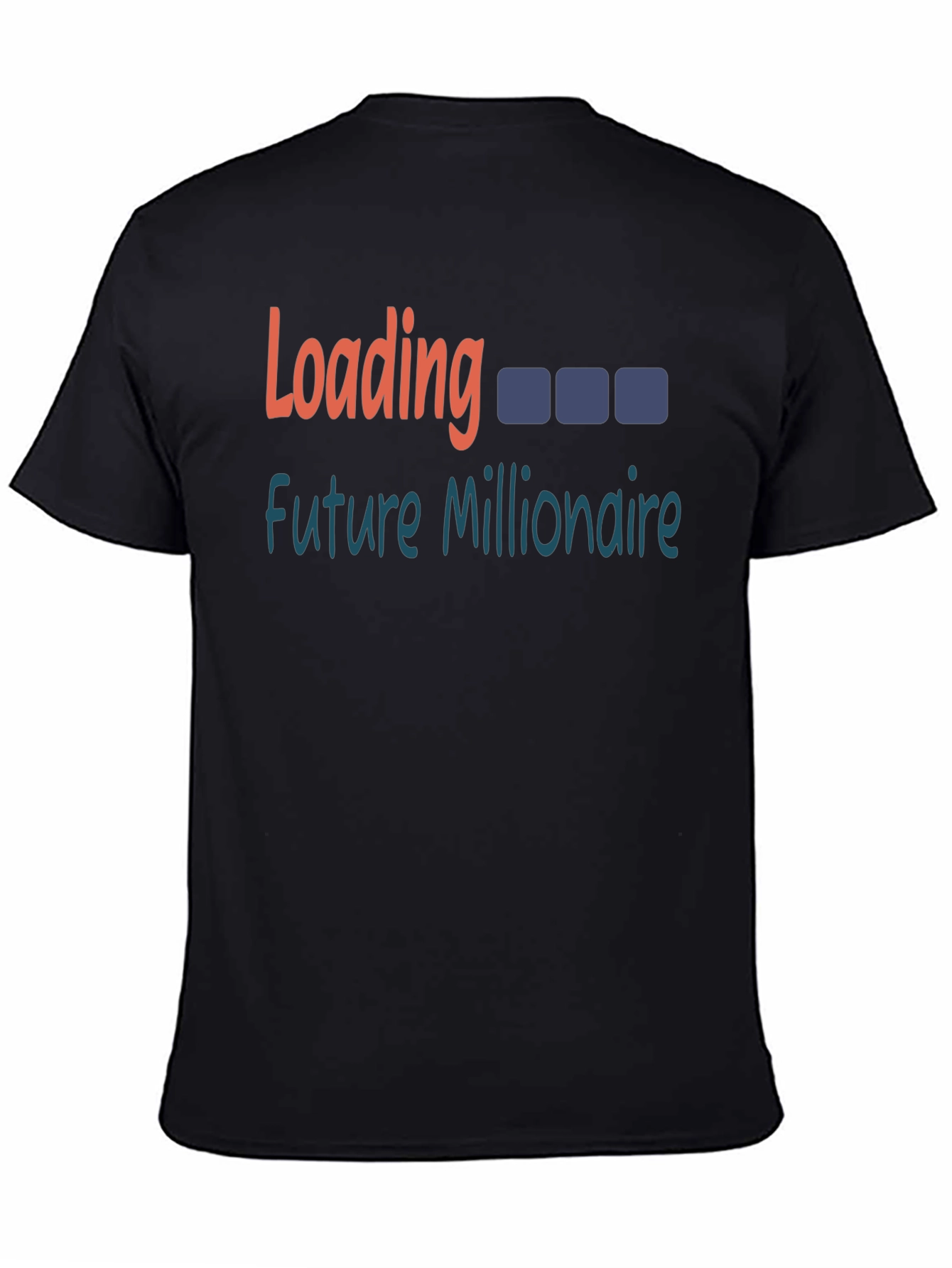 Future Millionaire Loading Black T-Shirt