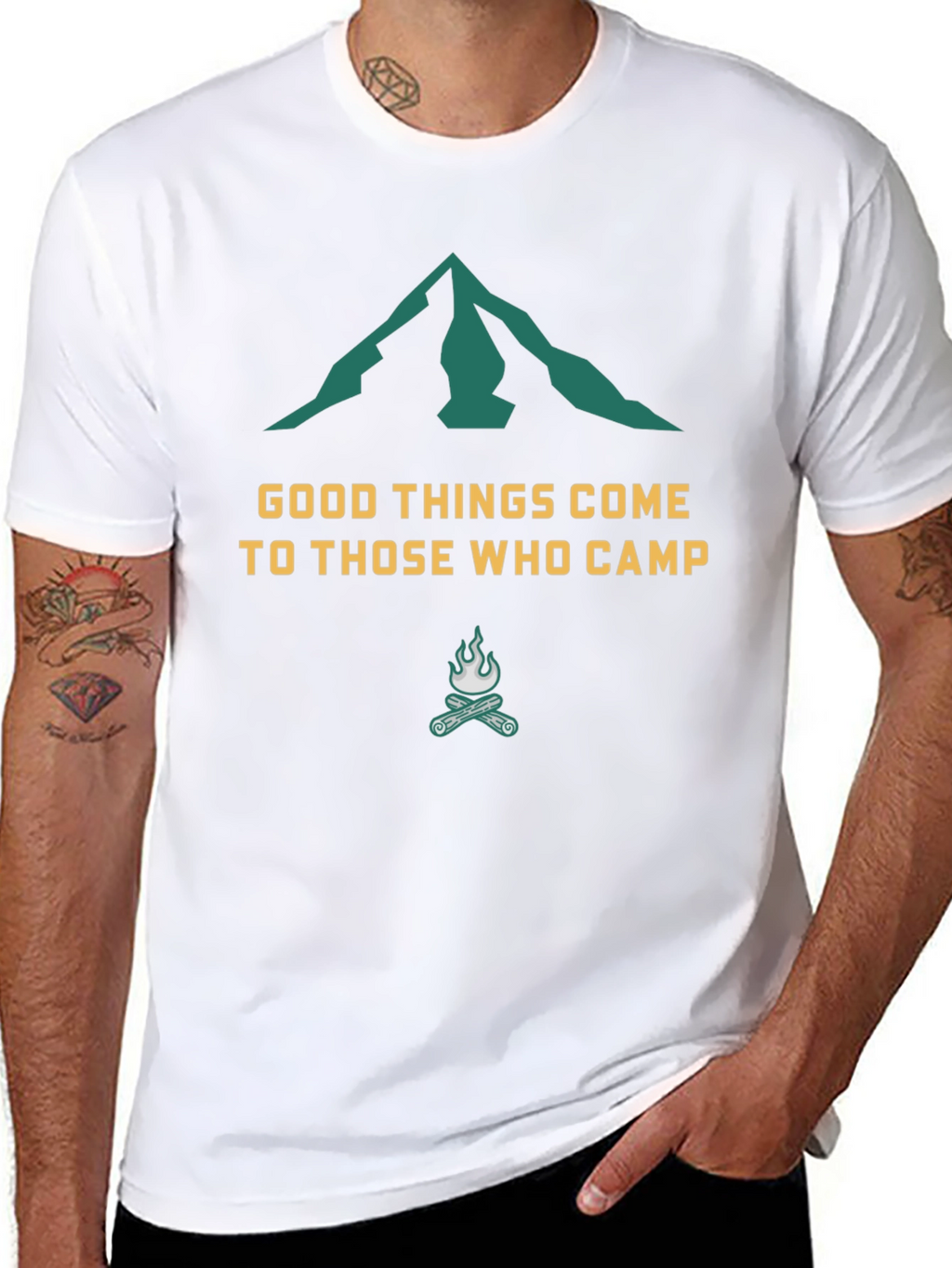 Camping T-Shirt: Good Things Come To Those Who Camp
