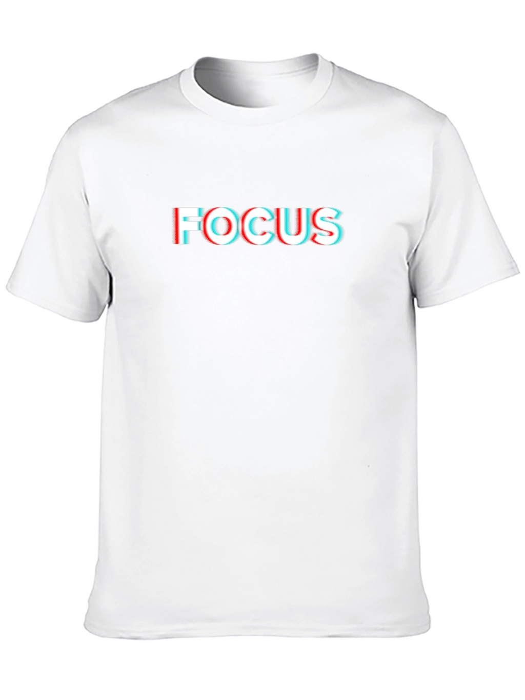 Focus 3D Effect Graphic Tee - Unisex