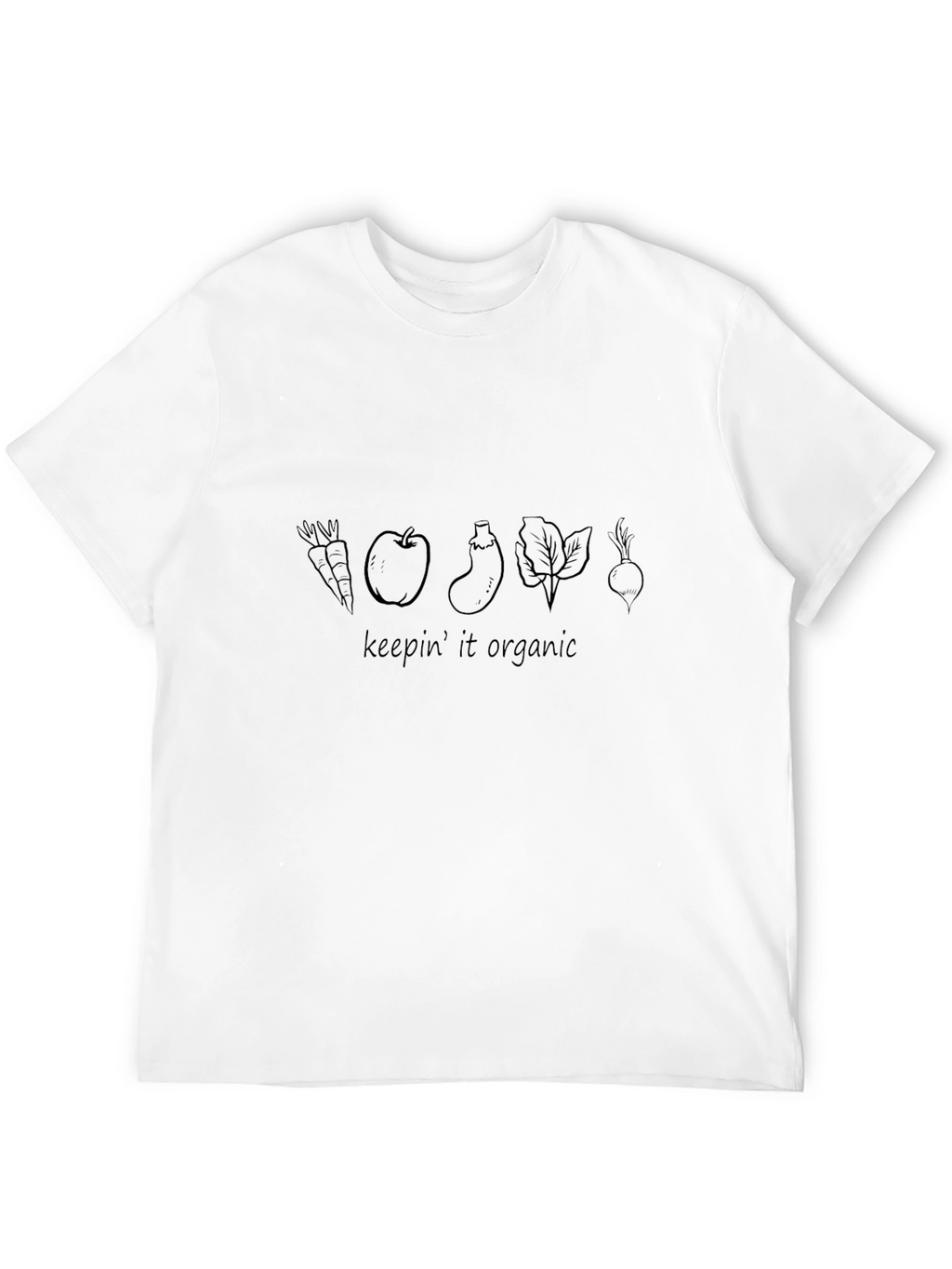 Keepin It Organic Graphic Tee - Black