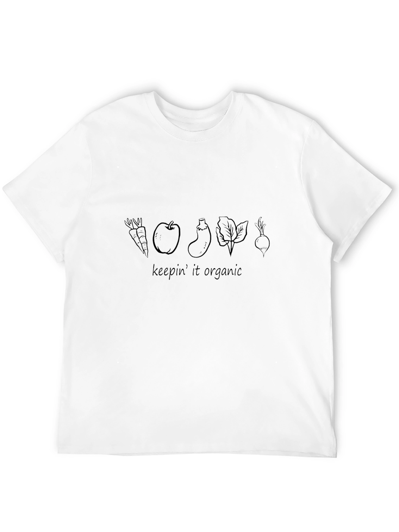 Keepin It Organic Graphic Tee - Black