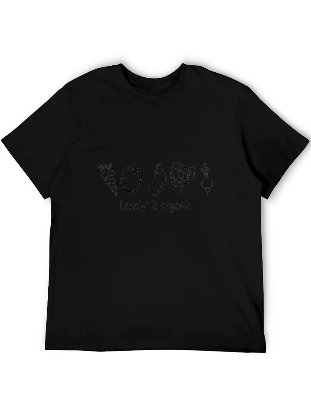 Keepin It Organic Graphic Tee - Black