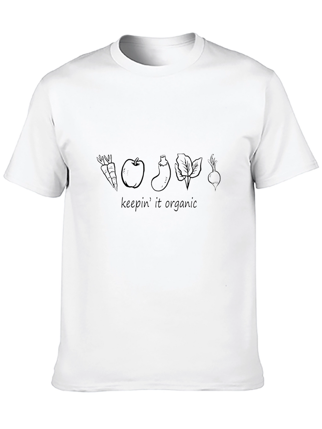 Keepin It Organic Graphic Tee - Black