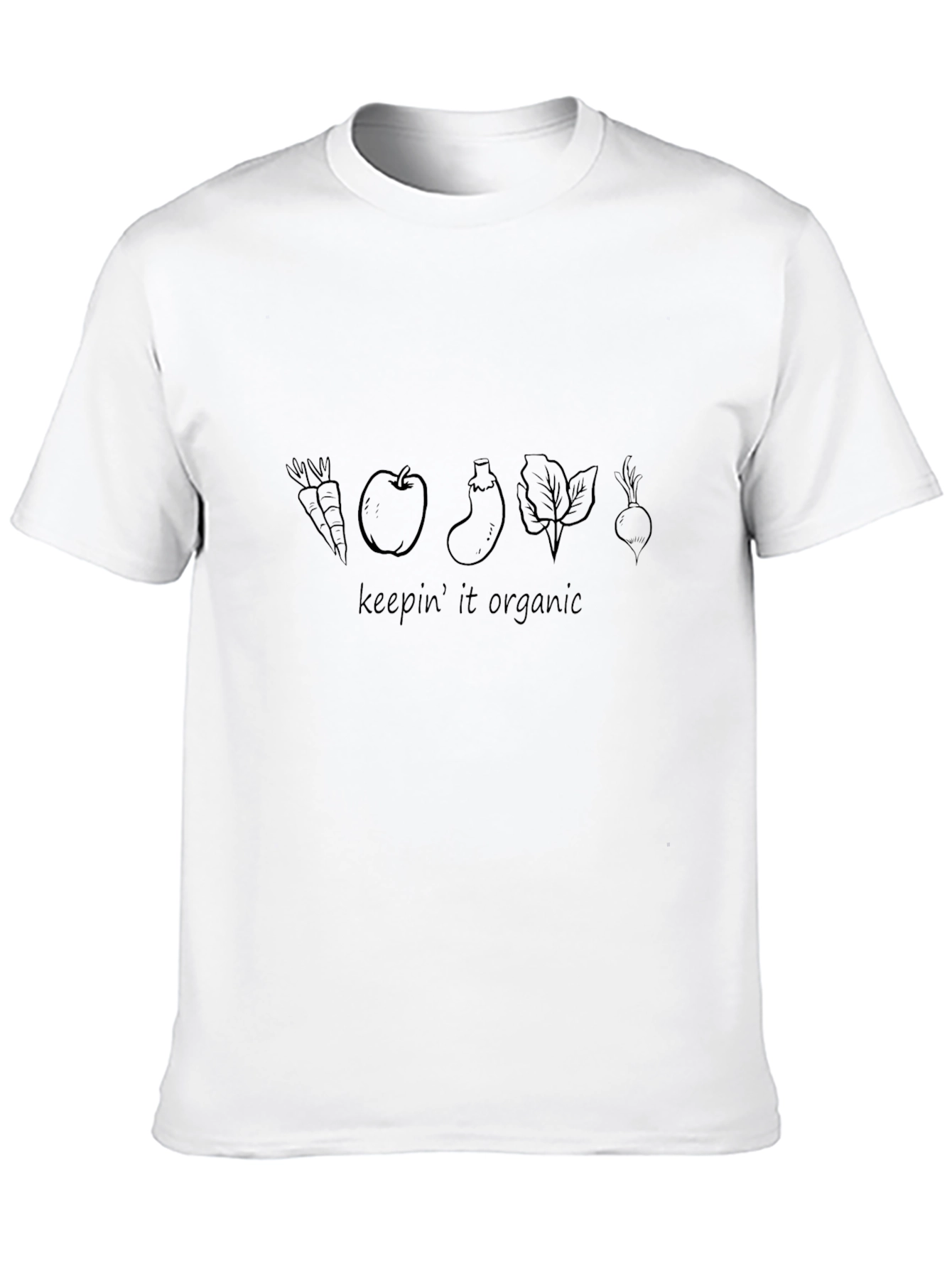Keepin It Organic Graphic Tee - Black