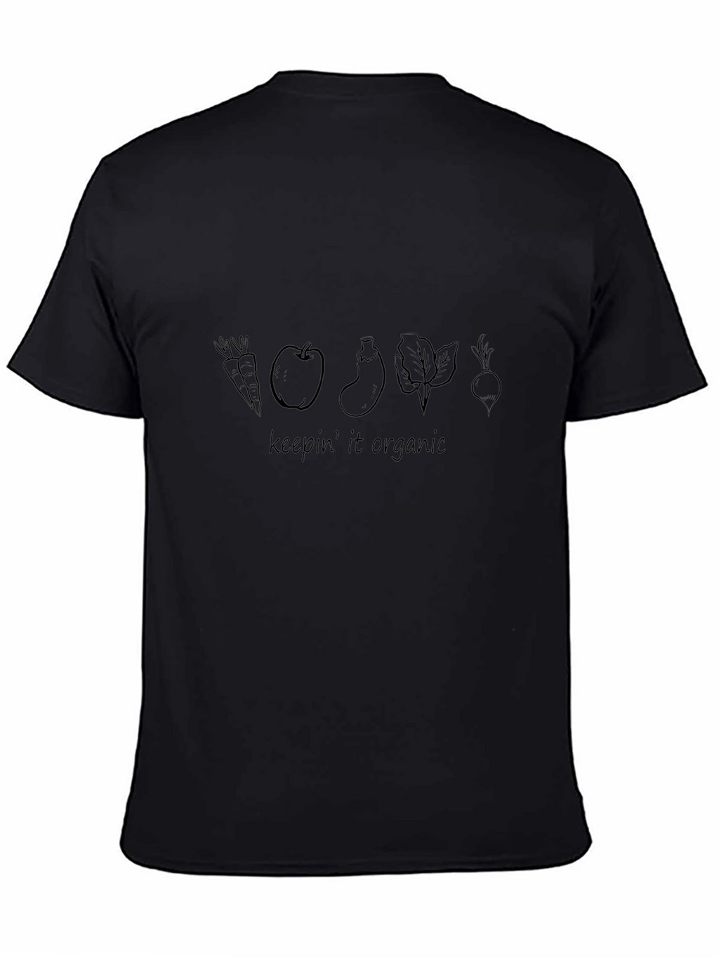 Keepin It Organic Graphic Tee - Black