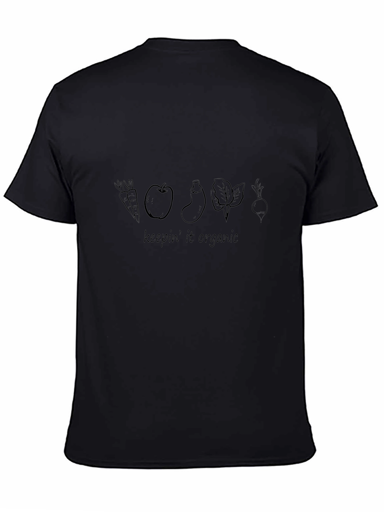 Keepin It Organic Graphic Tee - Black