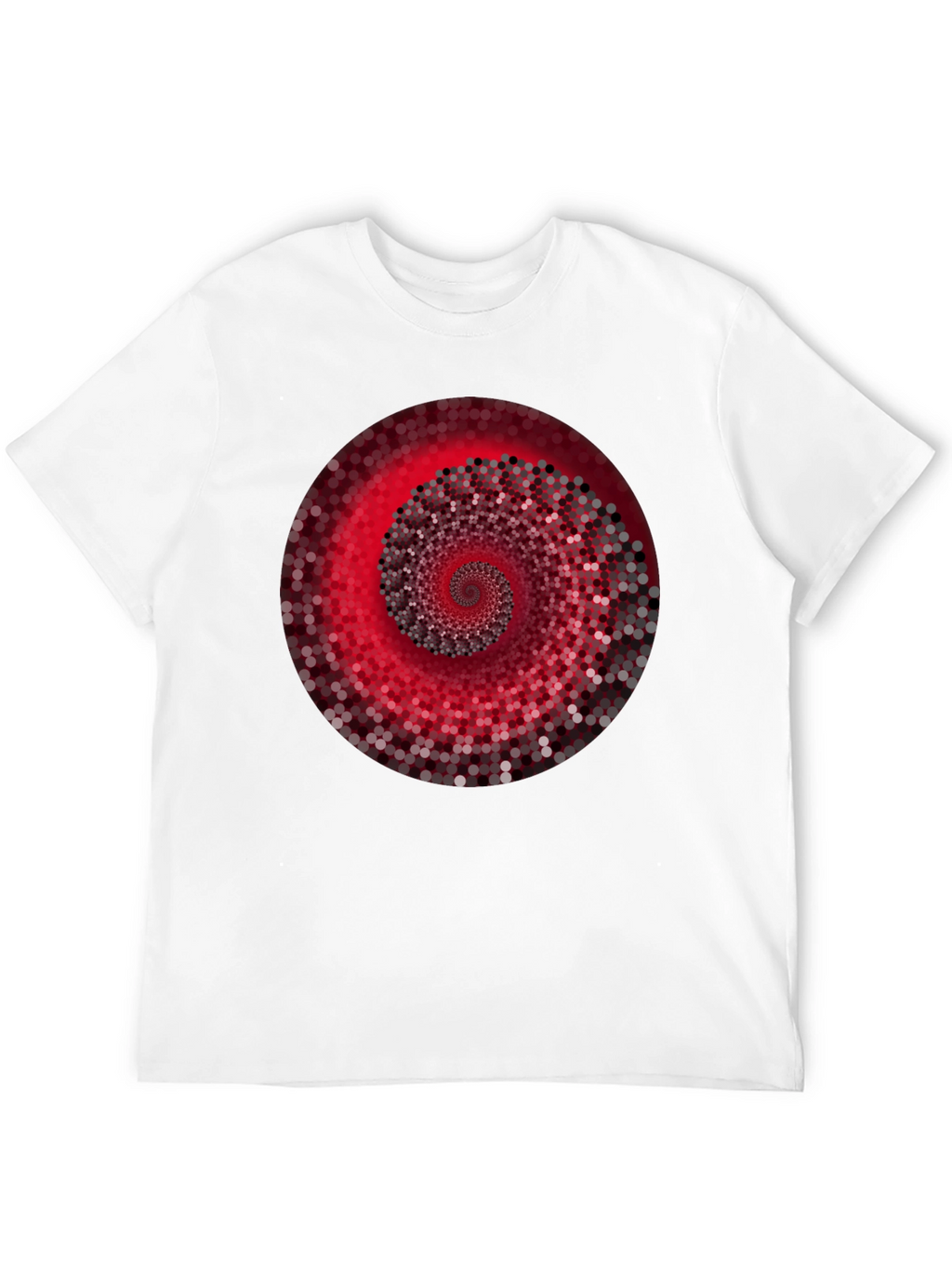 Abstract Spiral Graphic Tee