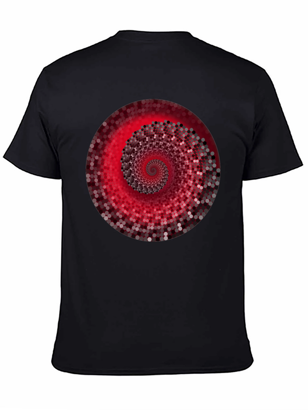 Abstract Spiral Graphic Tee