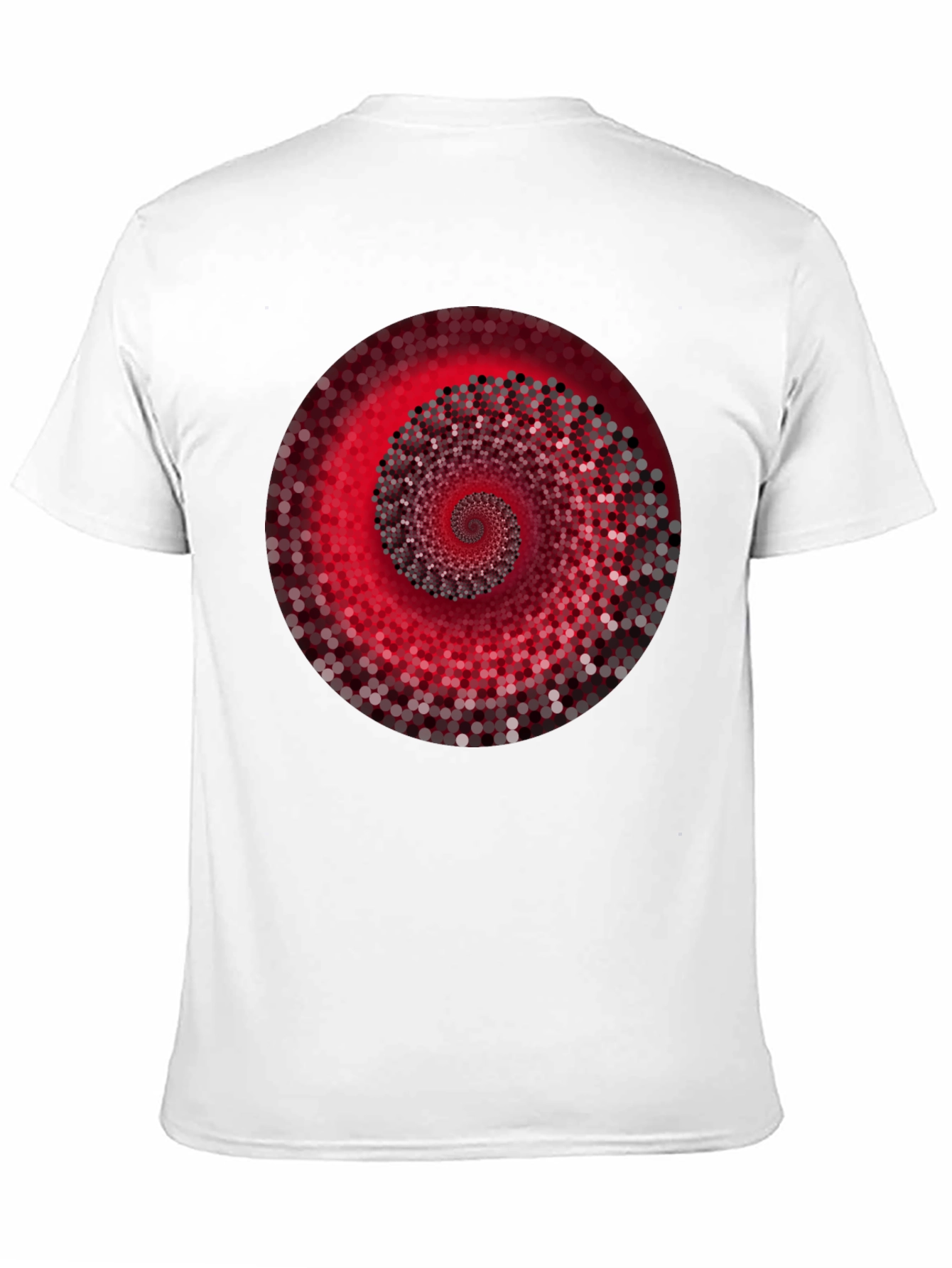 Abstract Spiral Graphic Tee