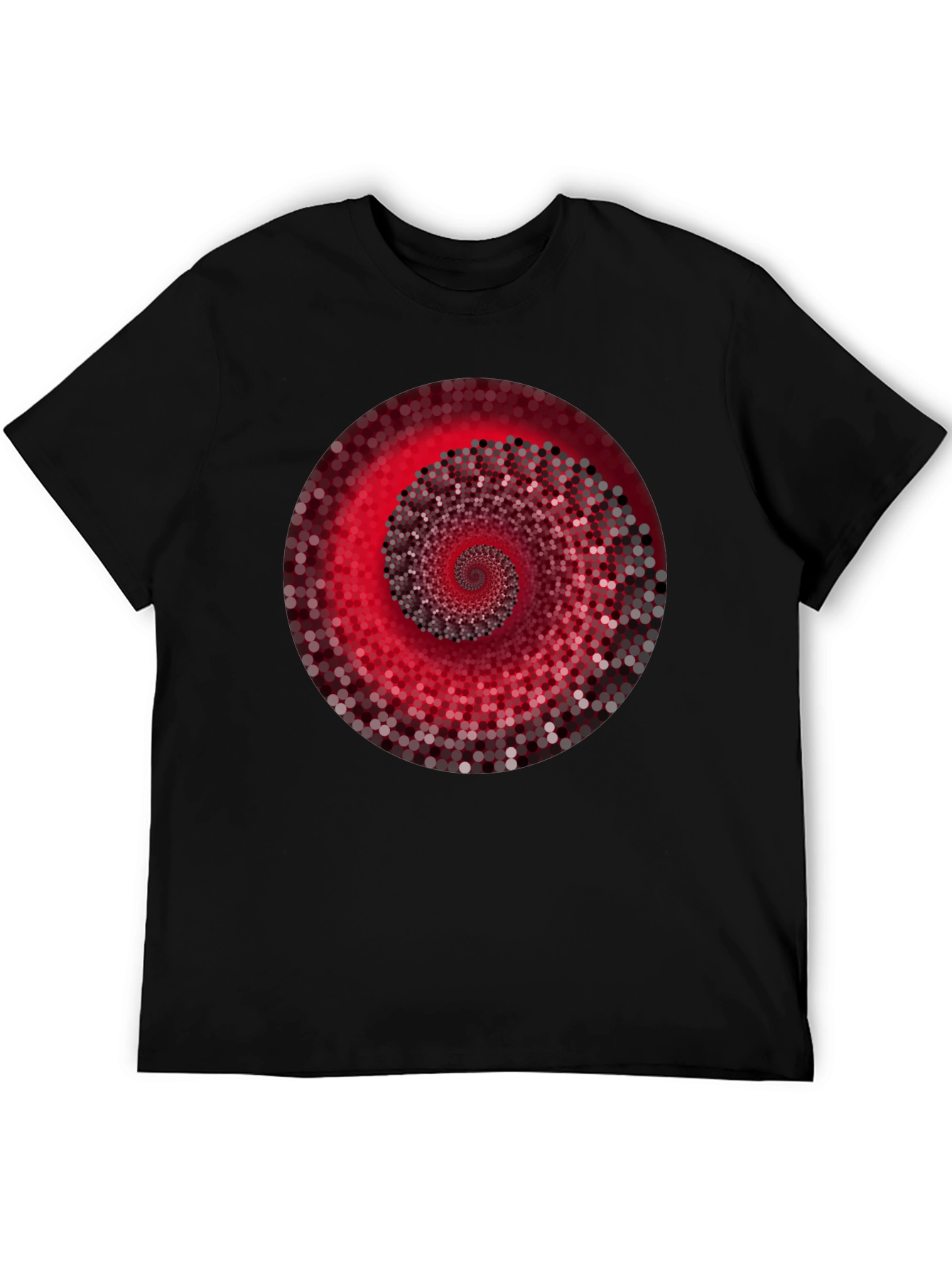 Abstract Spiral Graphic Tee