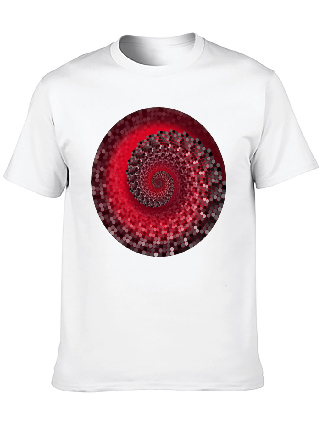 Abstract Spiral Graphic Tee