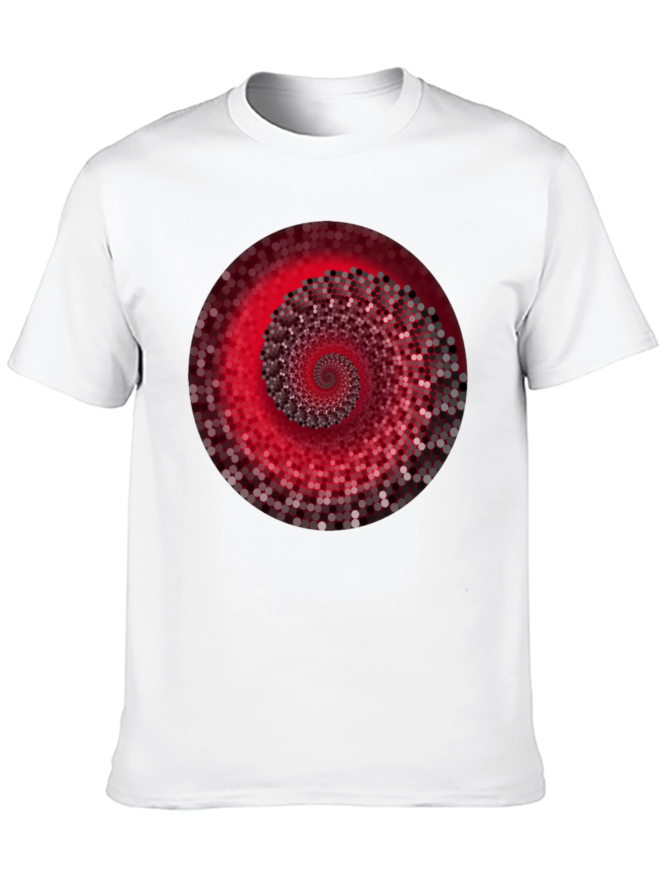 Abstract Spiral Graphic Tee