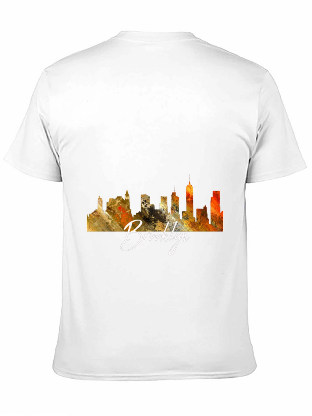 Brooklyn Skyline Graphic Black T-Shirt