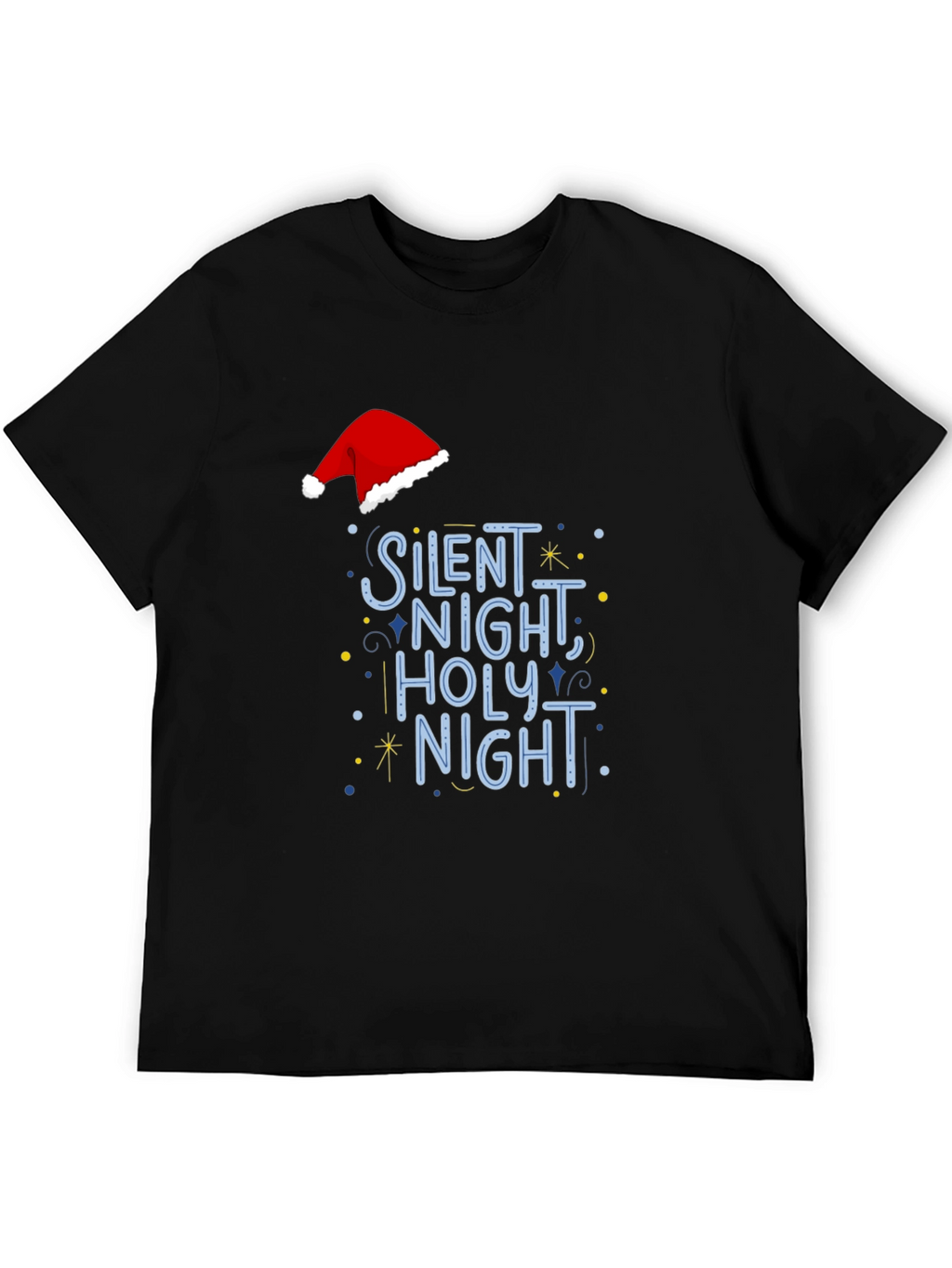 Silent Night Holiday Graphic Tee