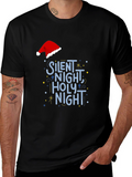 Silent Night Holiday Graphic Tee