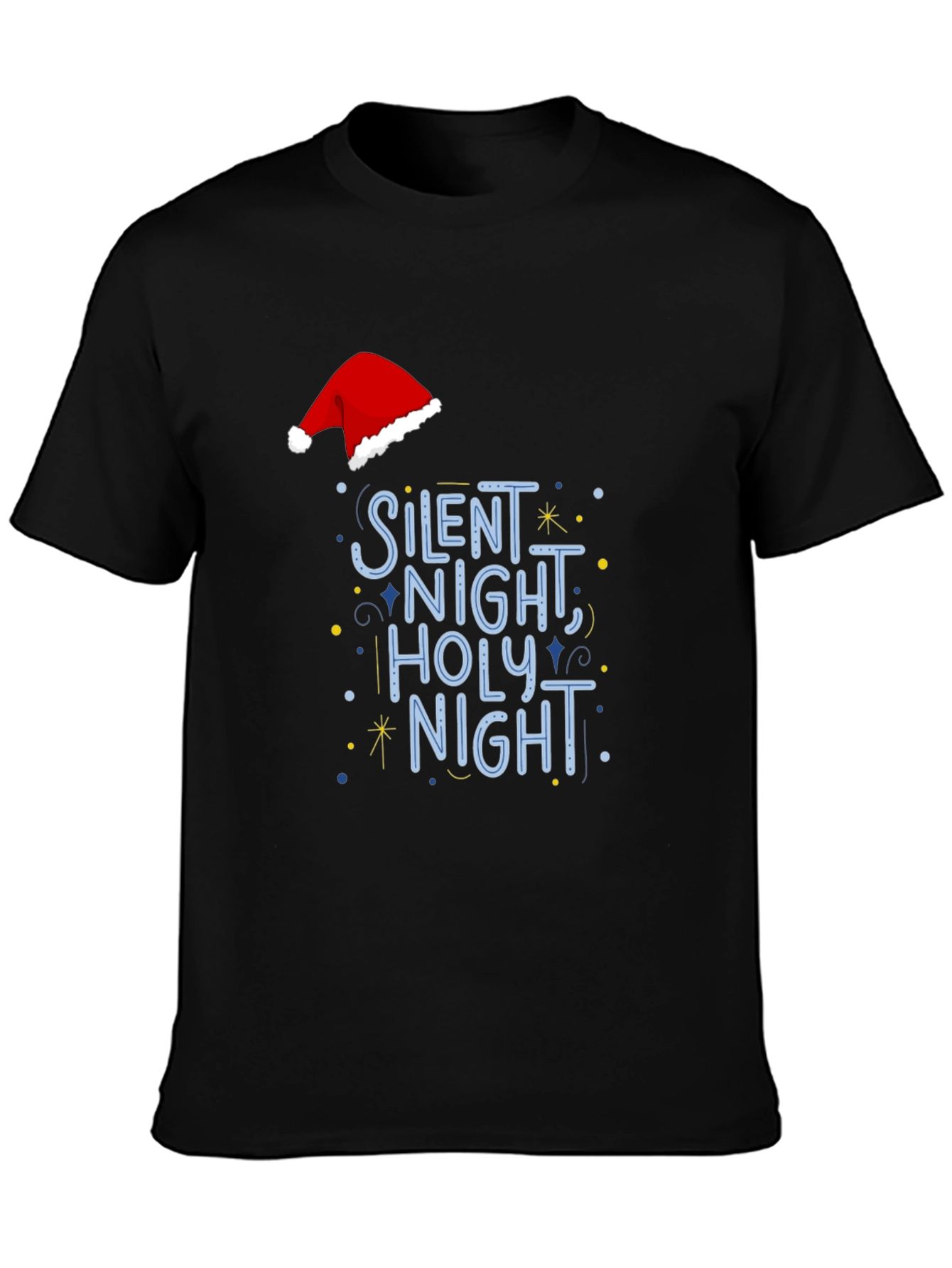 Silent Night Holiday Graphic Tee