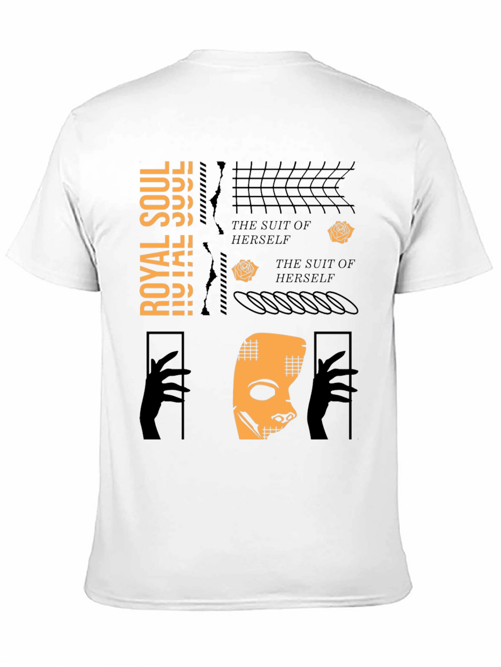 Royal Soul Graphic Print Black T-Shirt