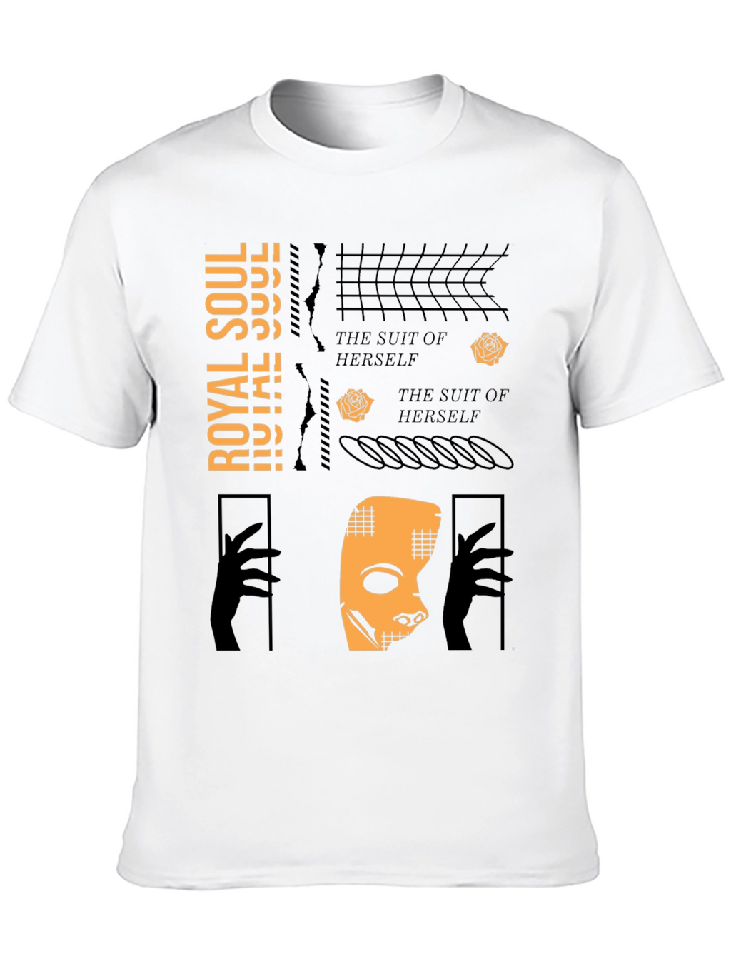 Royal Soul Graphic Print Black T-Shirt