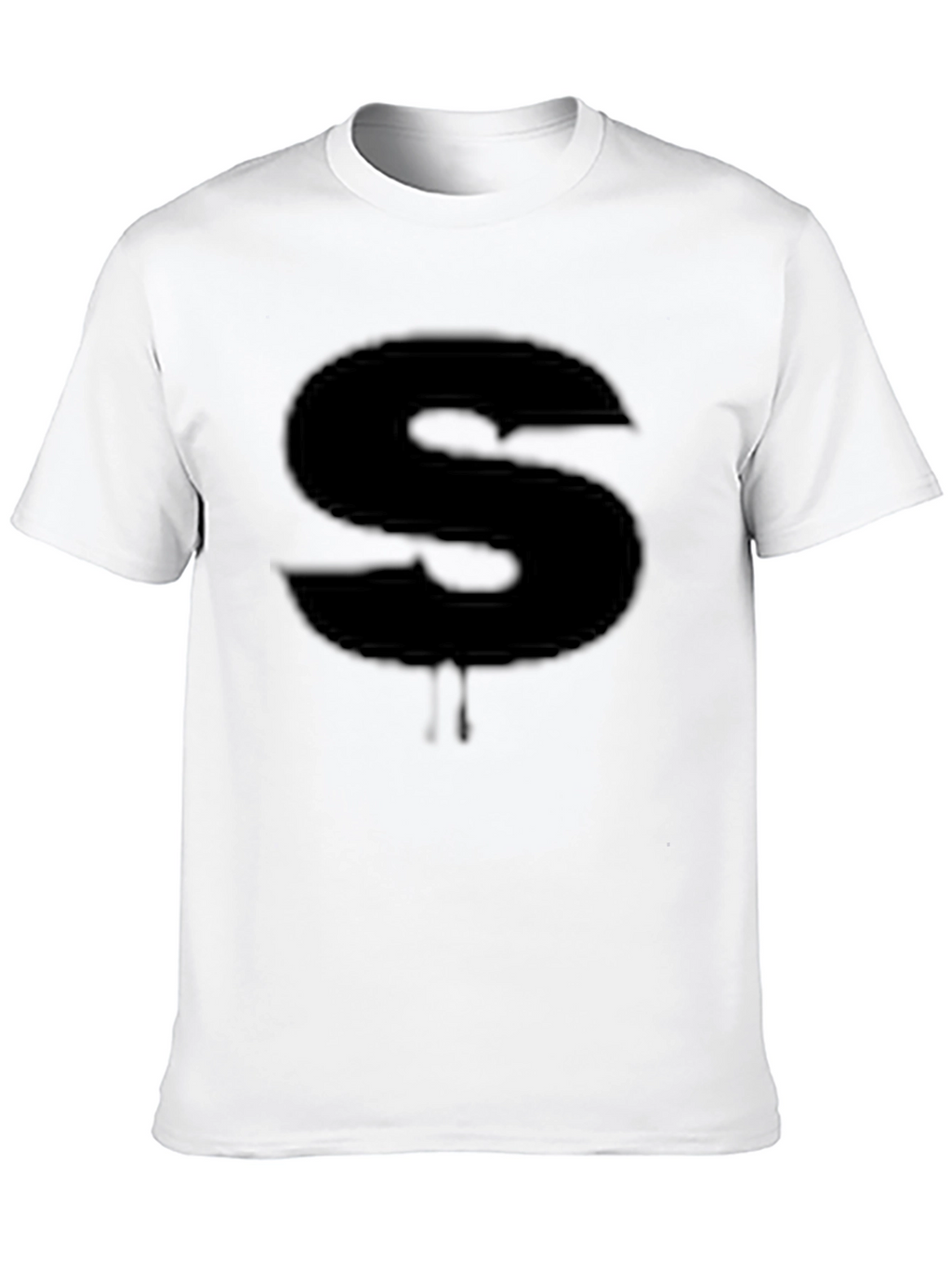 Modern Black S Graphic T-Shirt