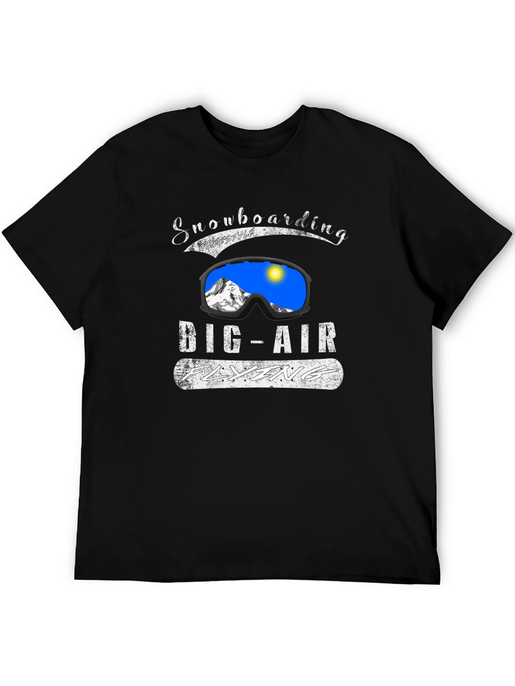 Snowboarding Big Air Flying T-Shirt