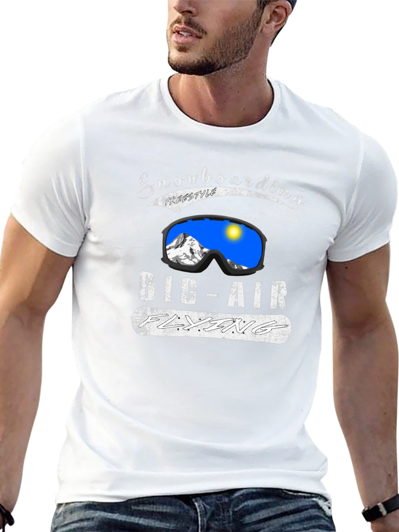 Snowboarding Big Air Flying T-Shirt