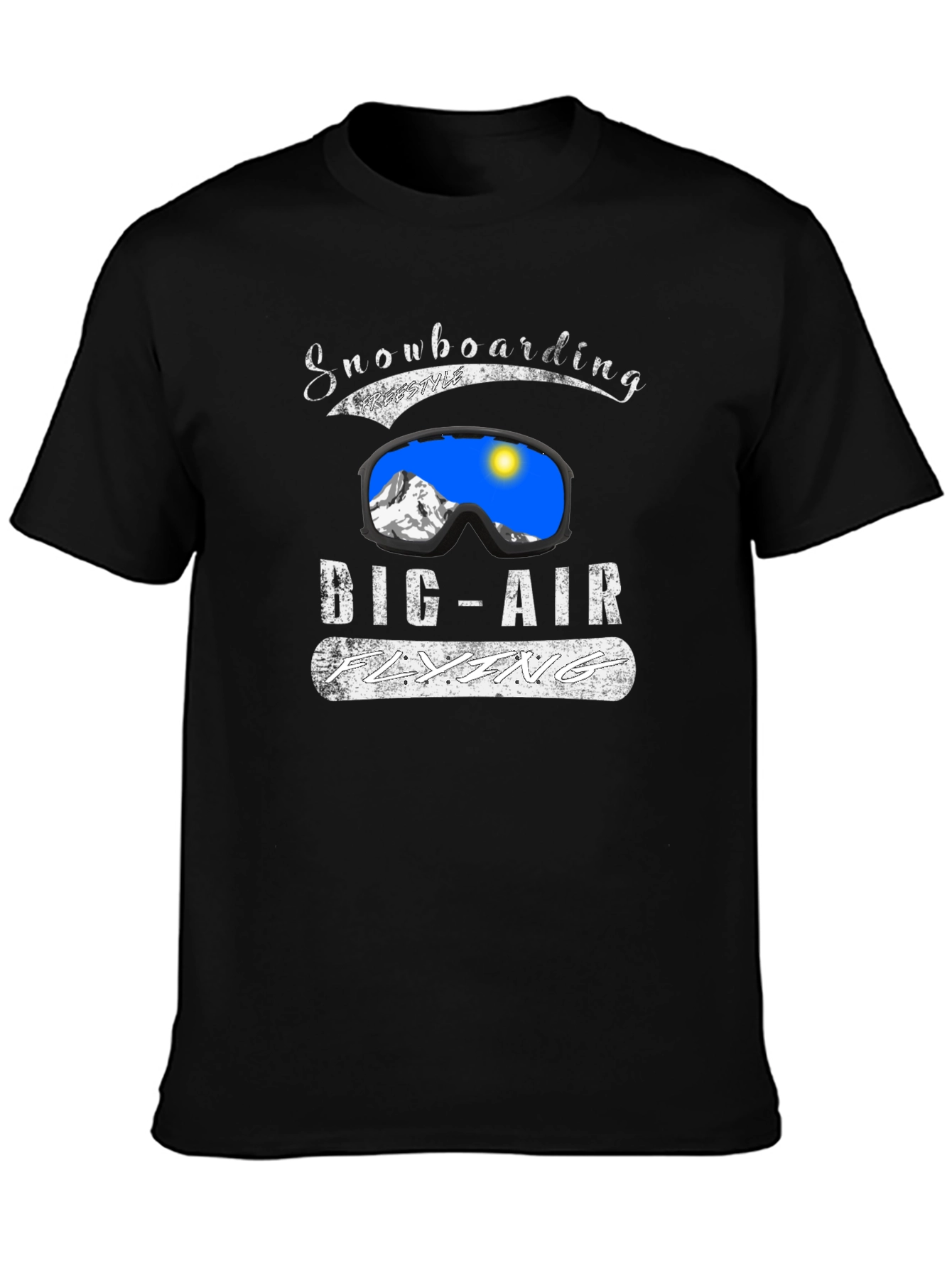 Snowboarding Big Air Flying T-Shirt