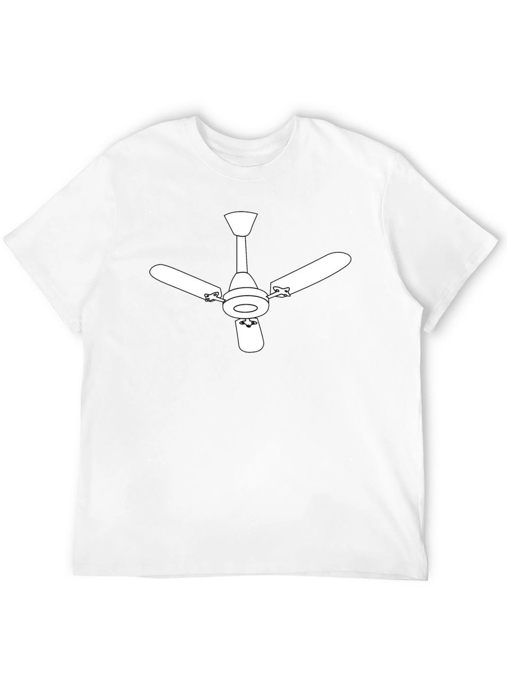 Ceiling Fan Graphic Tee - Modern Style Shirt