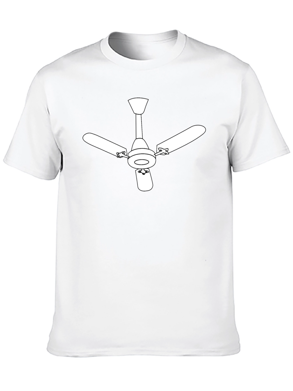 Ceiling Fan Graphic Tee - Modern Style Shirt