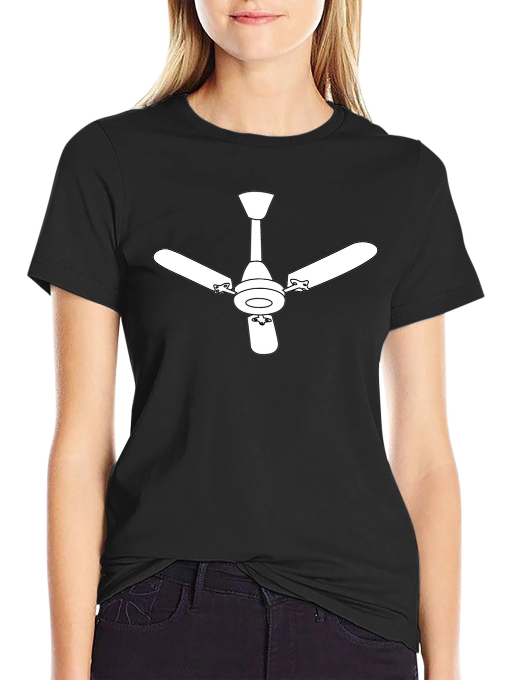 Ceiling Fan Graphic Tee - Modern Style Shirt
