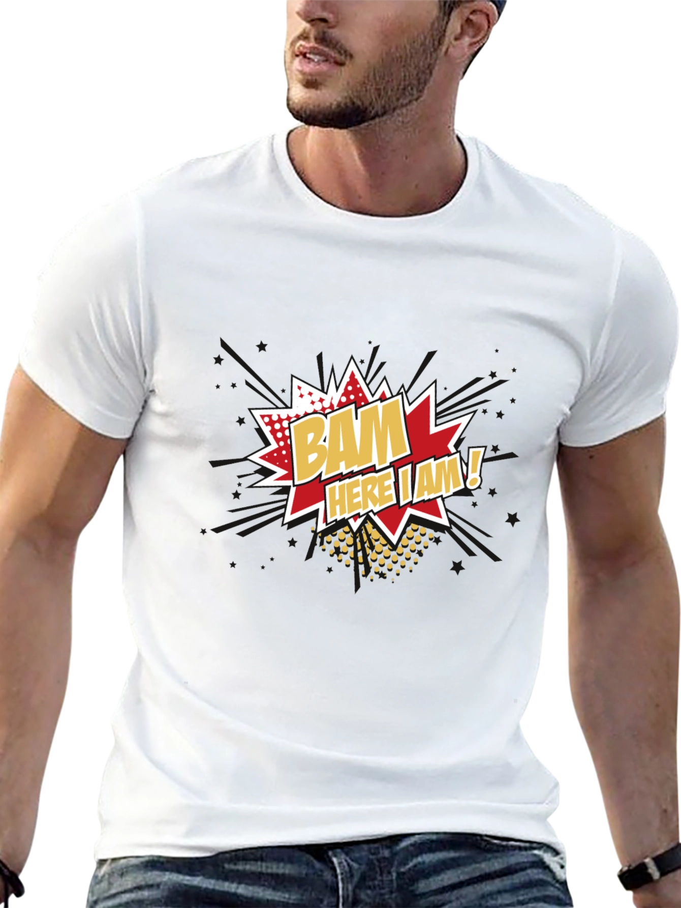 Bam Here I Am Graphic Tee