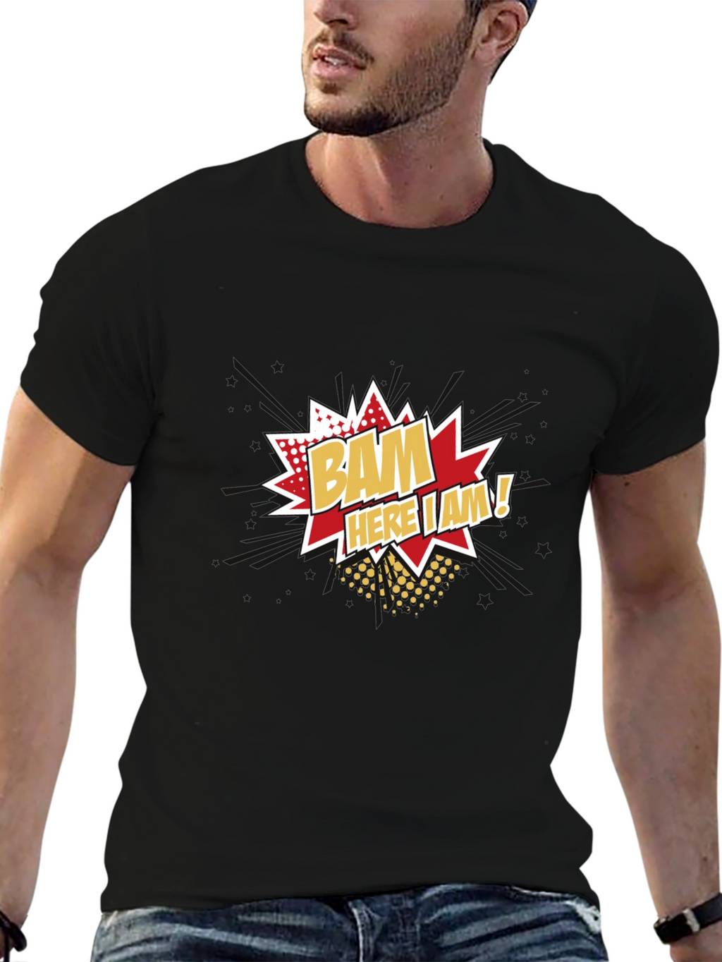 Bam Here I Am Graphic Tee