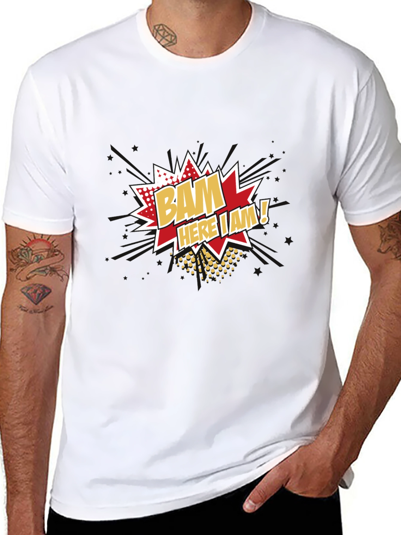 Bam Here I Am Graphic Tee