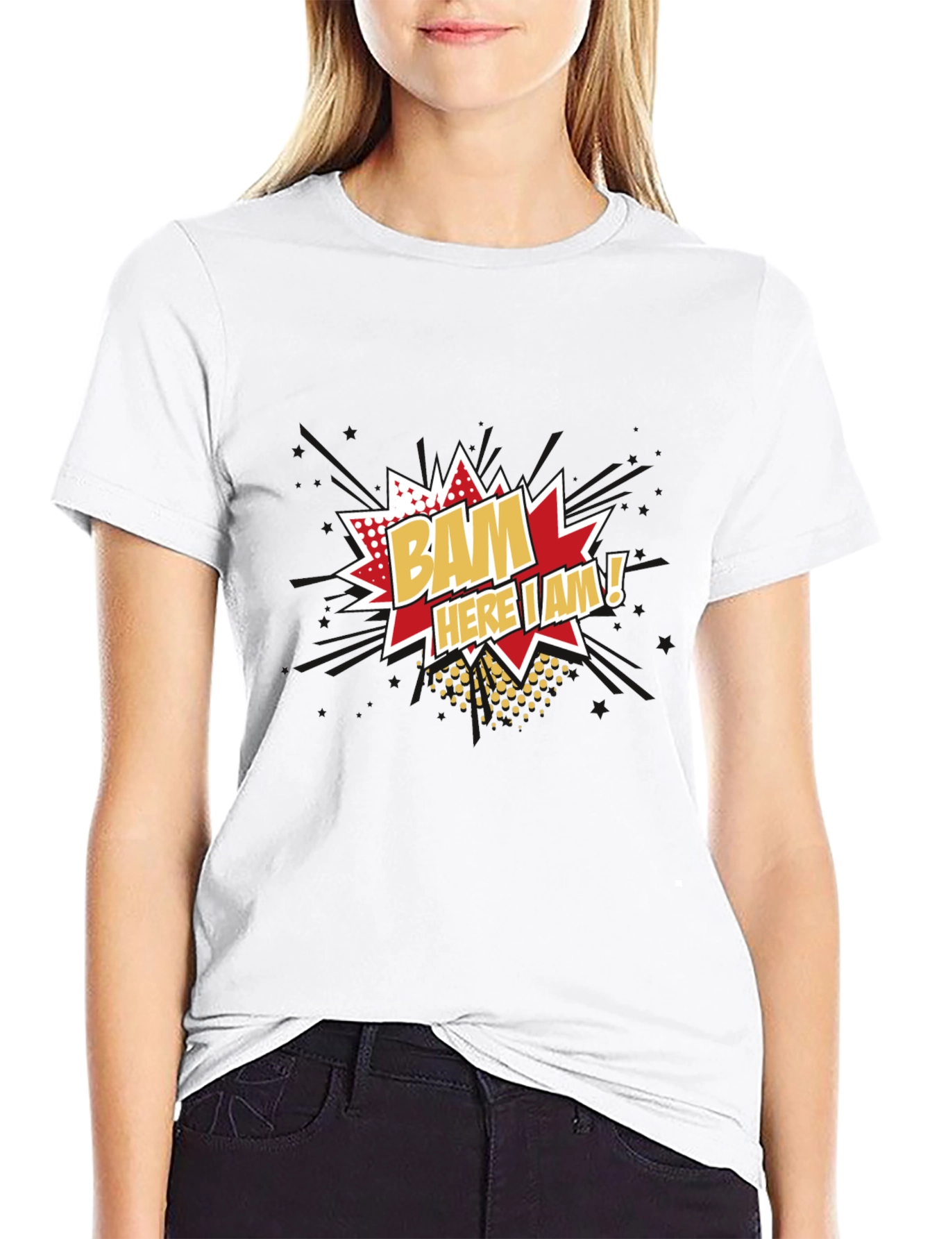 Bam Here I Am Graphic Tee