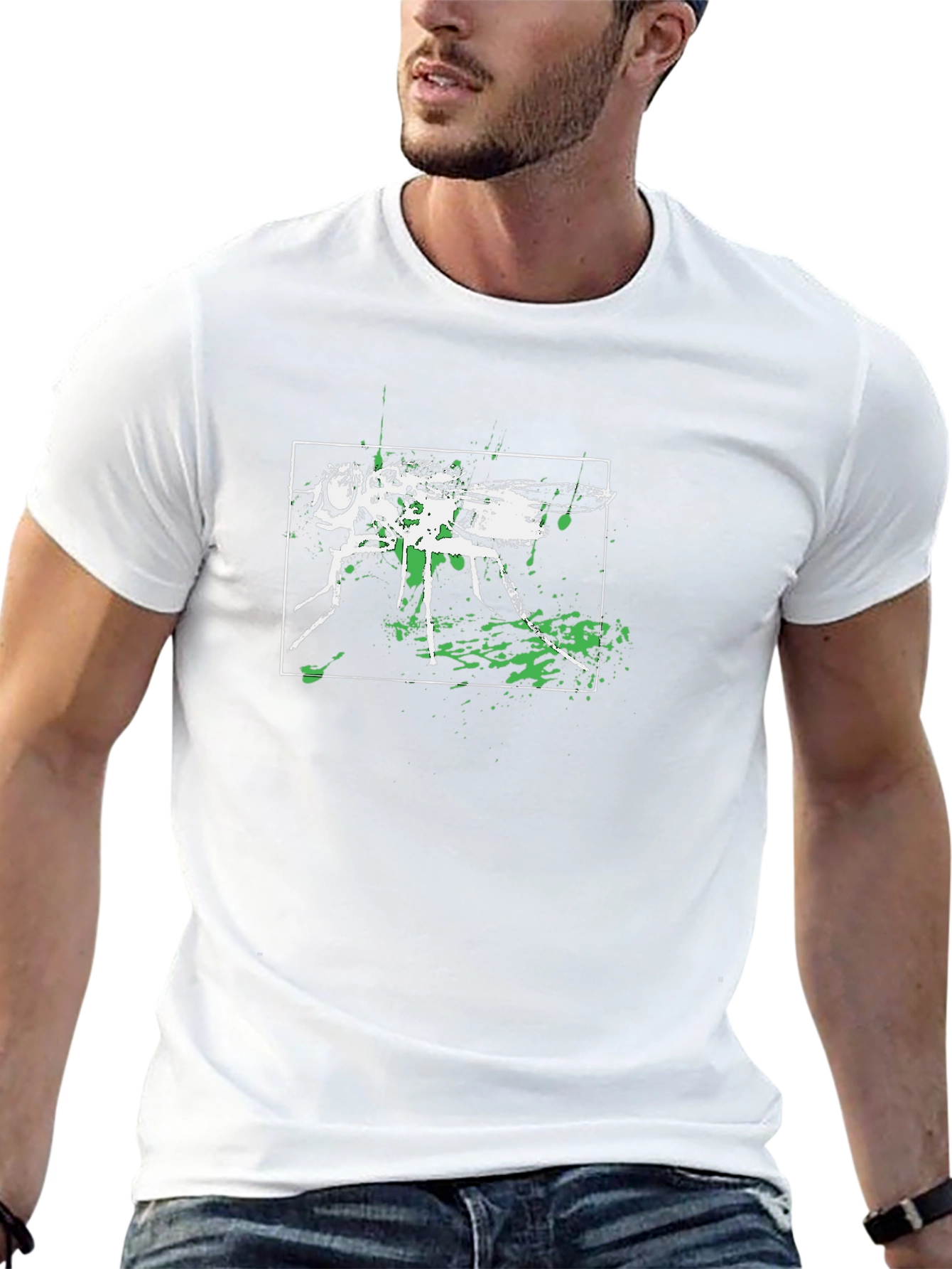 Fly Graphic Tee - Black Cotton Blend