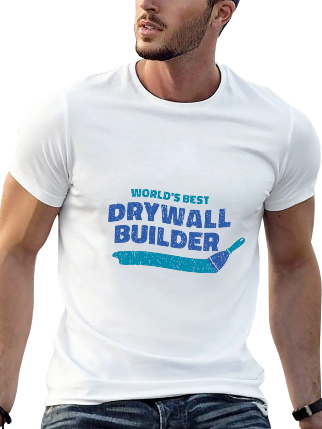 Worlds Best Drywall Builder T-Shirt