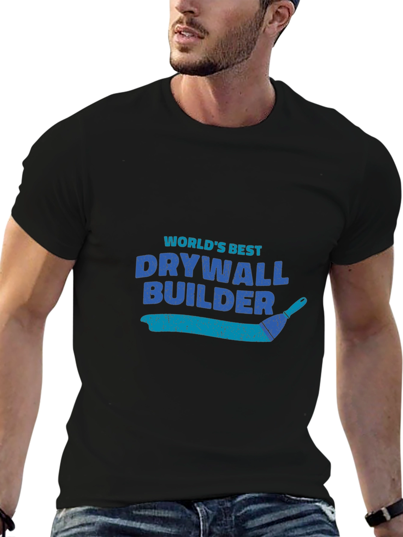 Worlds Best Drywall Builder T-Shirt